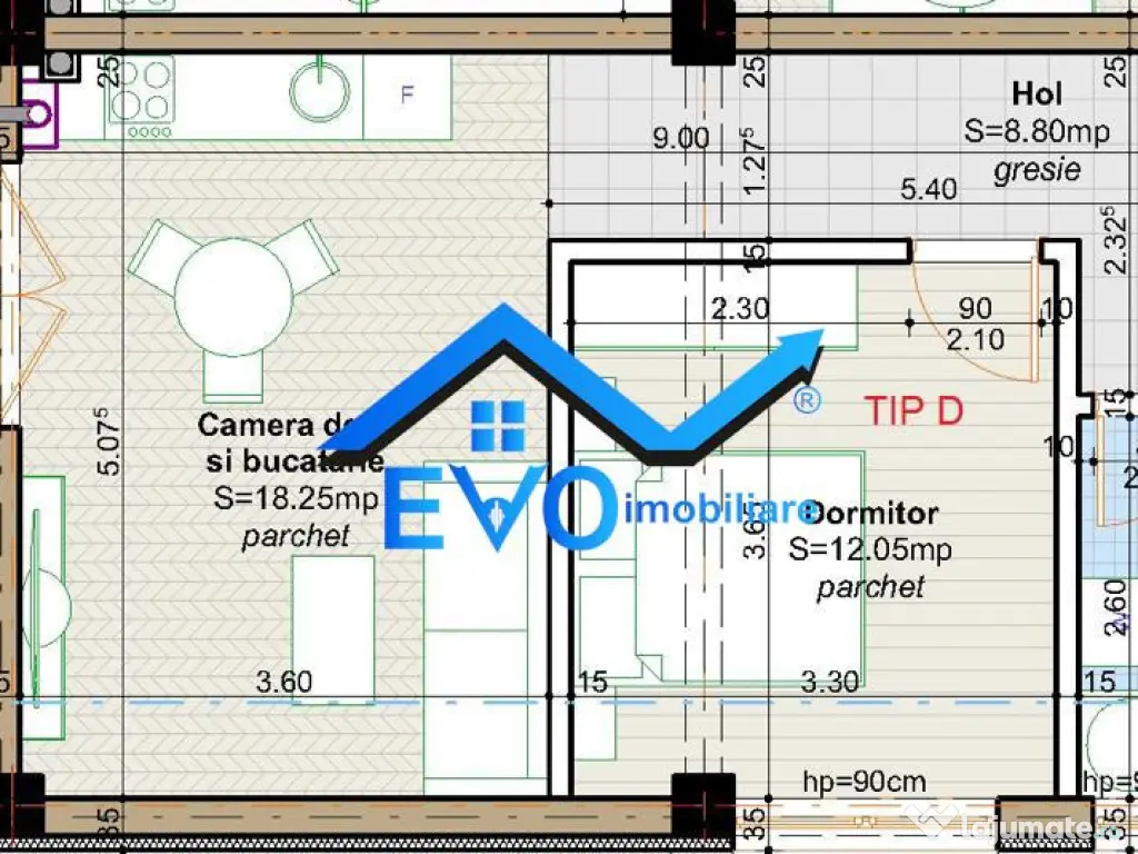 Apartament 2 camere, Popas Pacurari, bloc nou, parcare inclu 