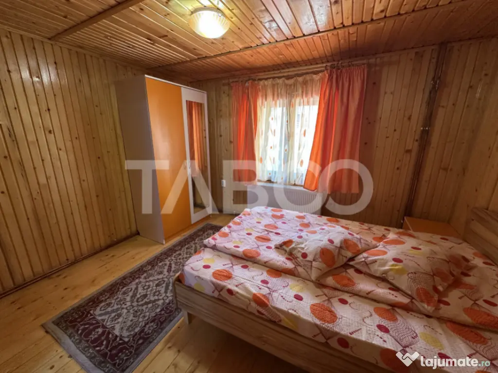 Cabana spatioasa la 5 km de Partia Sureanu complet utilata