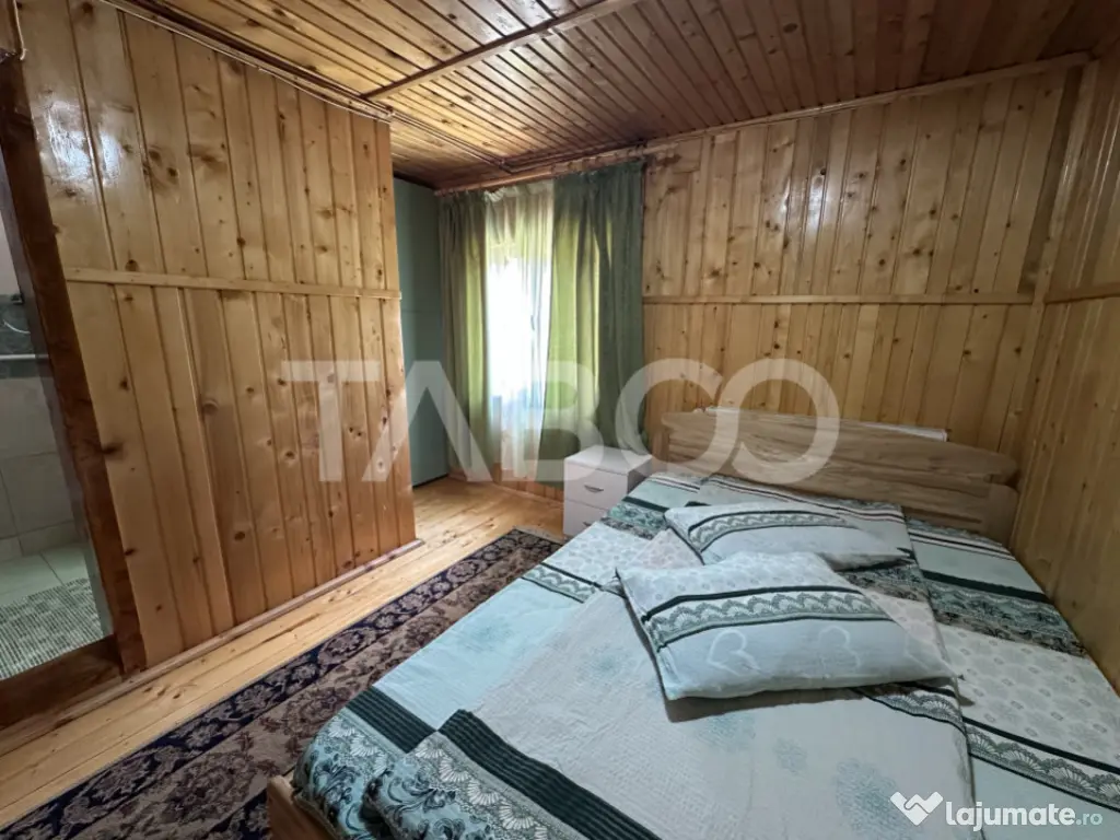 Cabana spatioasa la 5 km de Partia Sureanu complet utilata