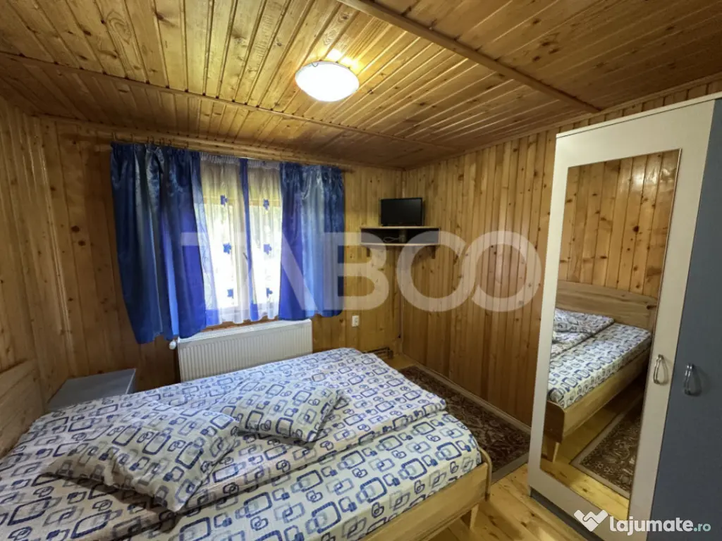 Cabana spatioasa la 5 km de Partia Sureanu complet utilata