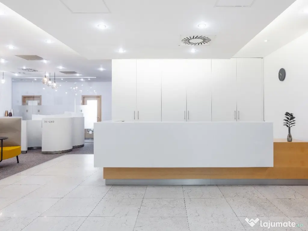 Spațiu de birou privat pentru 2 persoane în Regus Floreasca Plaza 