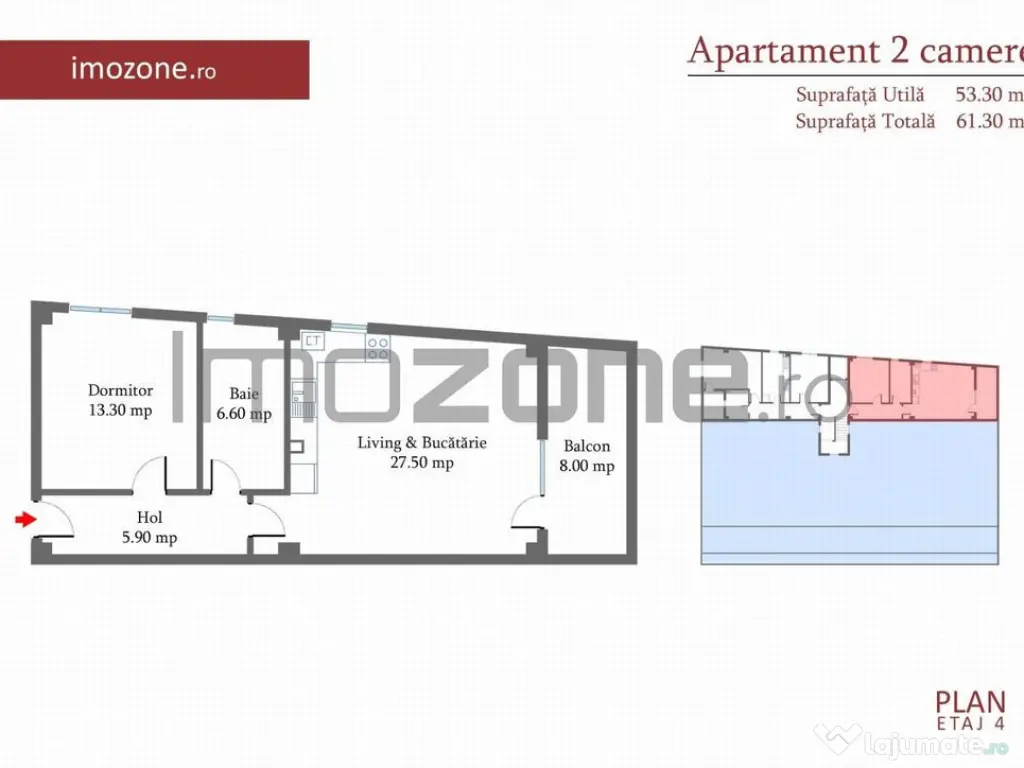 2 camere 60 mp, decomandat, etaj 4, Margelelor, zona de c... 