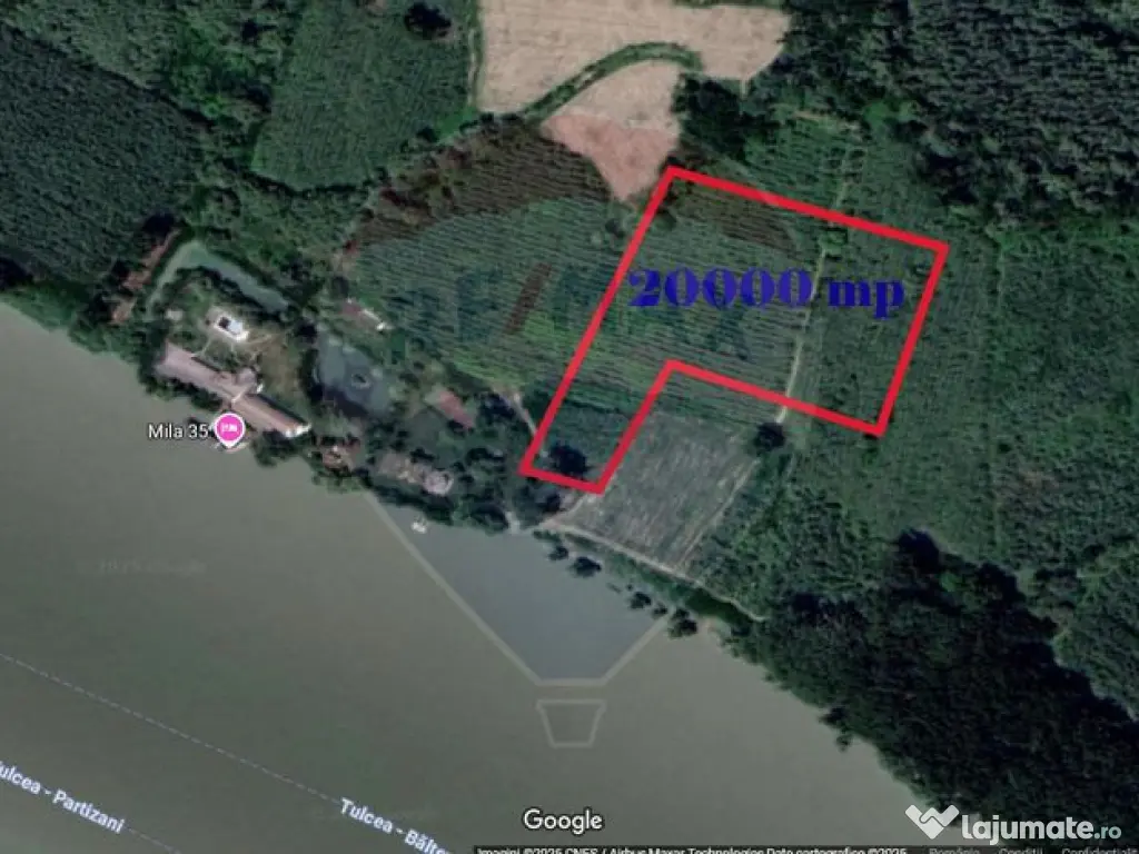 Teren 20,000mp Tulcea / Delta Dunarii 
