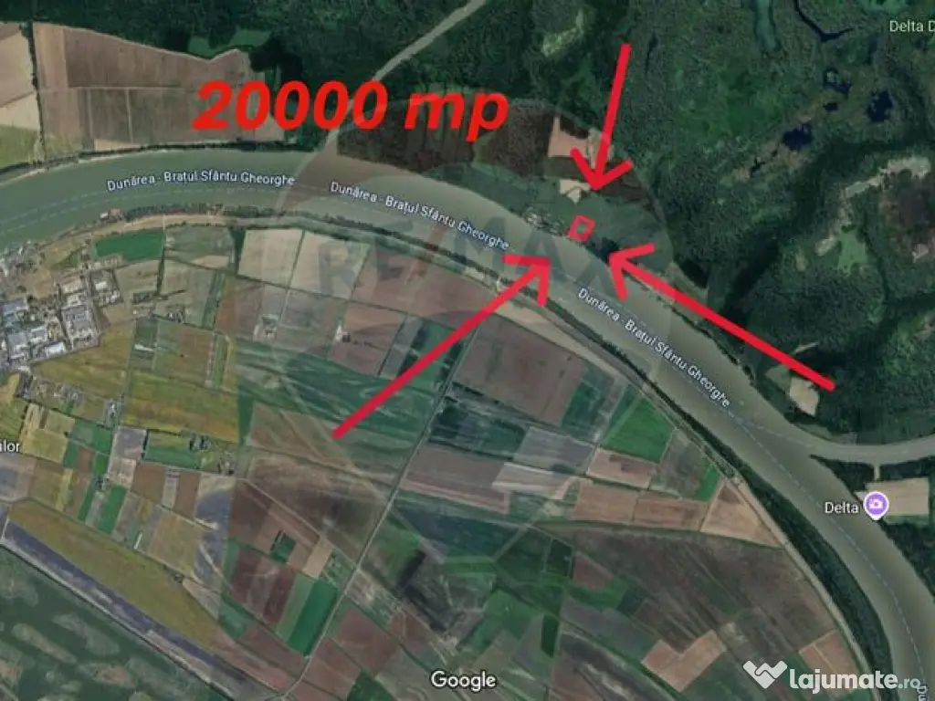 Teren 20,000mp Tulcea / Delta Dunarii 