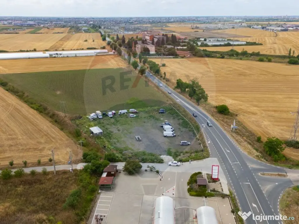 Teren 4200 mp, poziție strategică, utilități, Centura...