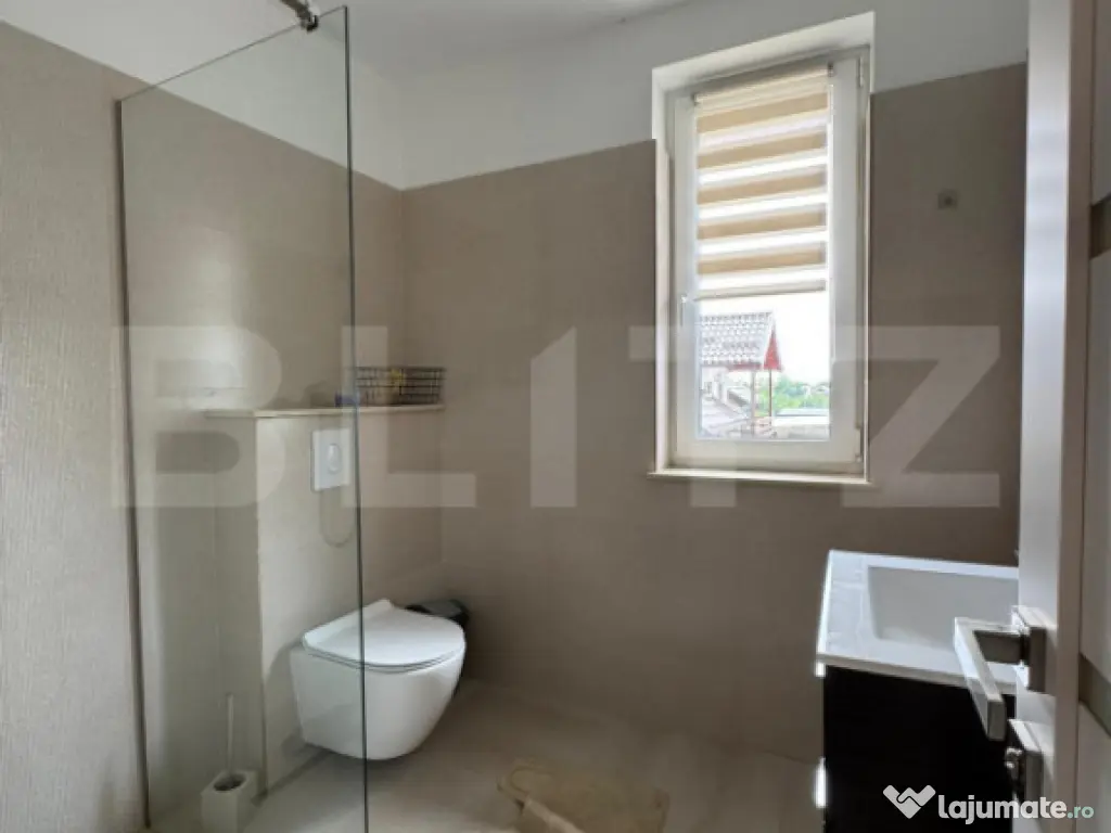 Casa individuala cu 4 camere, 515 mp teren, curte amenajata,