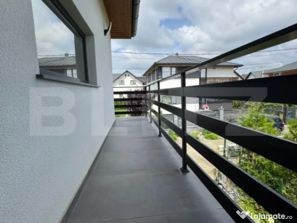 Casa individuala cu 4 camere, 515 mp teren, curte amenajata,