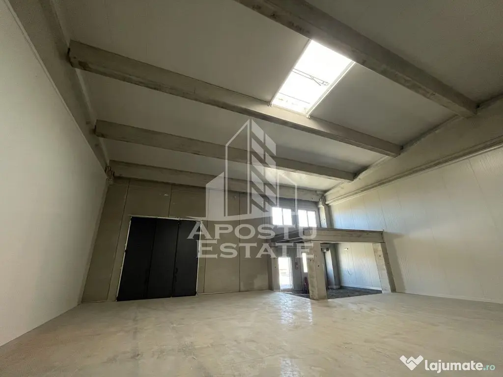 Hala in parc industrial, depozitare sau productie, 523 mp