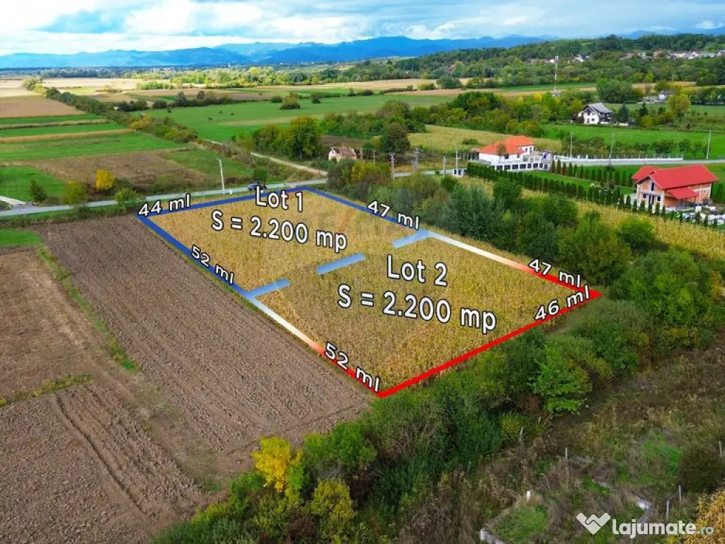 Lot de Teren Intravilan de Vanzare sau Parcela intreaga 