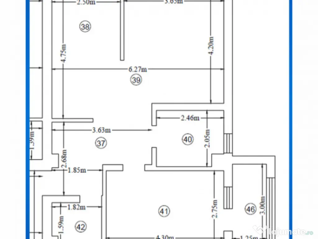 Apartament cu doua camere | Intabulat | Pacurari | Comision 