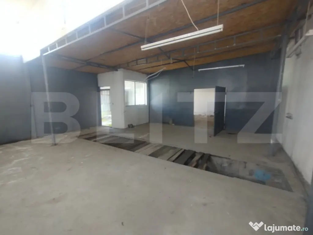 Spatiu comercial, depozit, service, 100 mp, zona Calea Moldo 