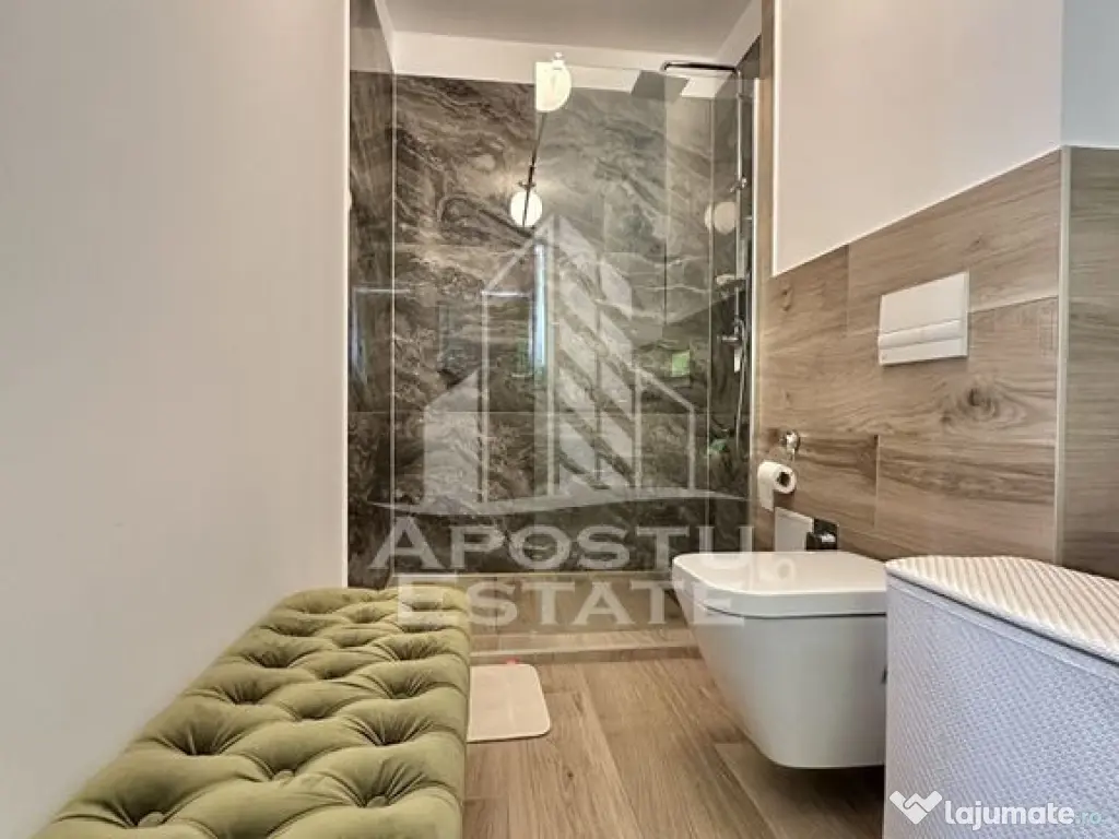 Penthouse cu 3 camere si 2 bai, complet mobilat si utilat...