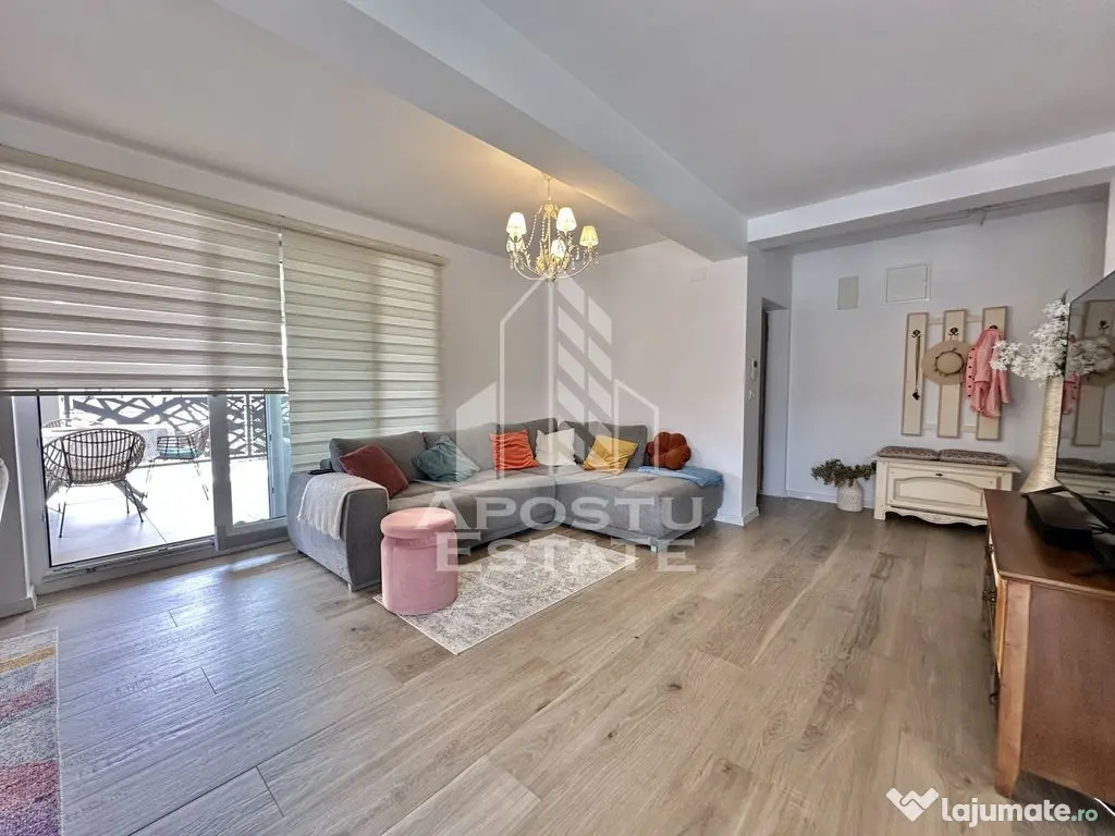 Penthouse cu 3 camere si 2 bai, complet mobilat si utilat...