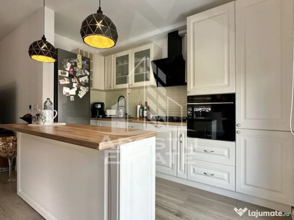 Penthouse cu 3 camere si 2 bai, complet mobilat si utilat...