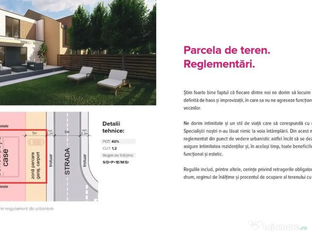 Parcela de teren in ARED, cel mai modern cartier | Fără...