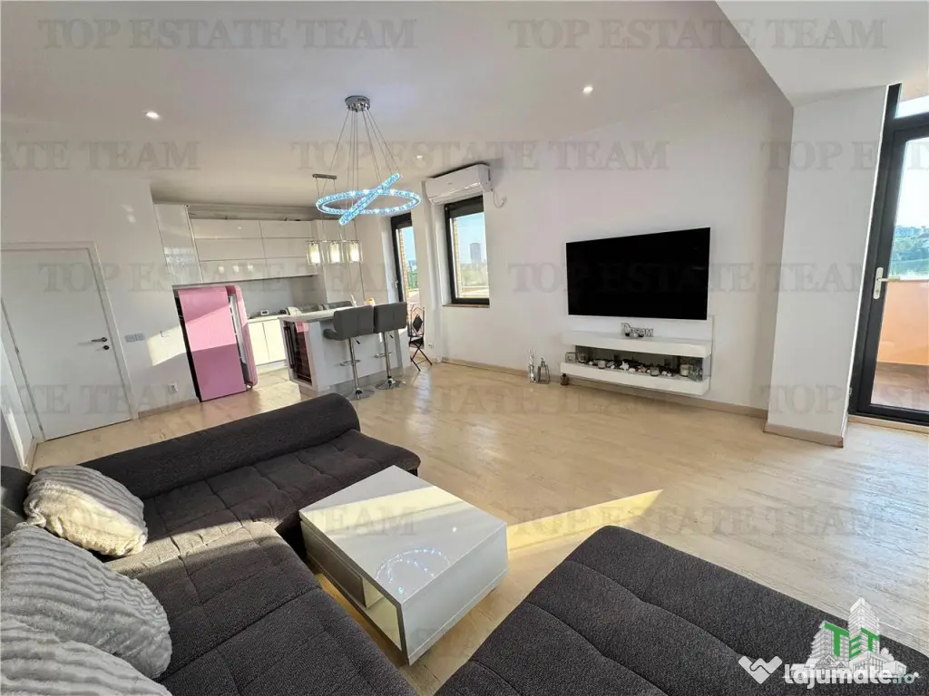 Penthouse cu 3 camere, 112 mp, vedere panoramica la Lacul Ba 