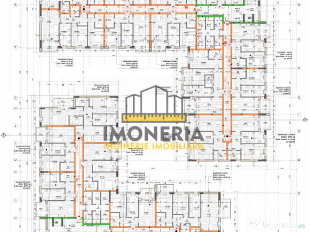 3 camere spațioase, comision 0% | 101 mp, bucătărie înch