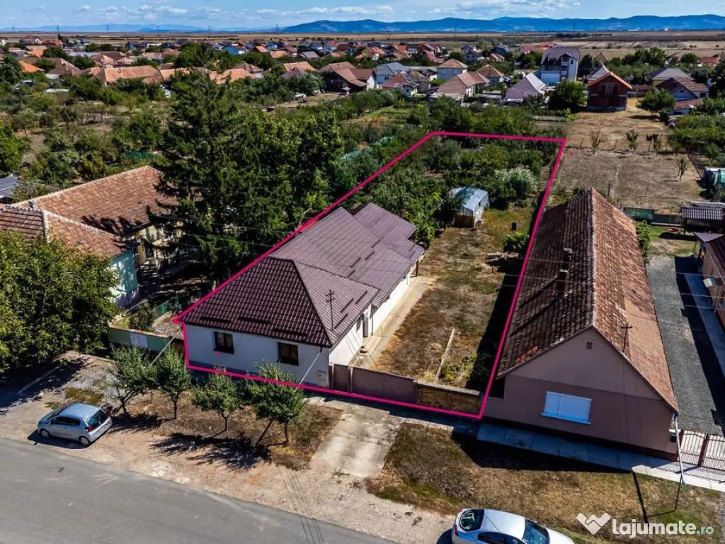 PRET NOU! Casa 4 camere - Teren 1603mp - Livada, Arad - C... 