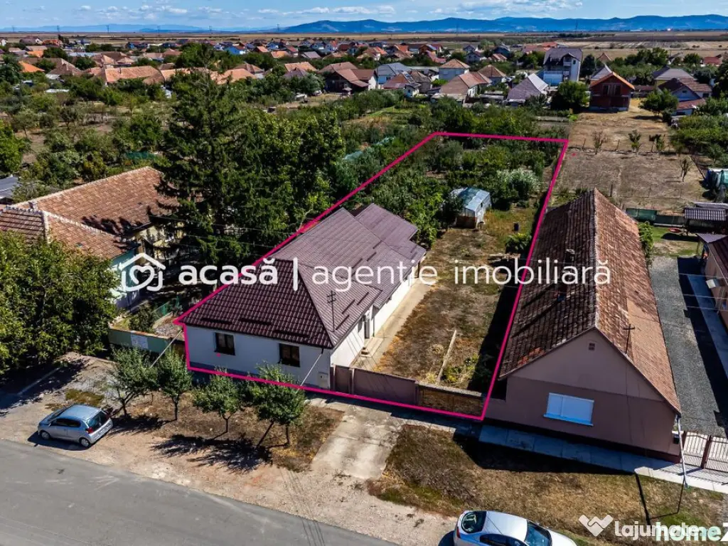 Casa 4 camere - Teren 1603mp - Livada, Arad - COMISION 0%