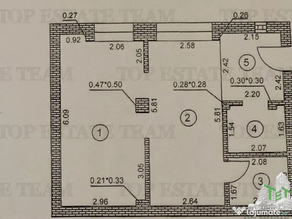 Apartament 2 camere cu centrala proprie in vila zona Sebasti 