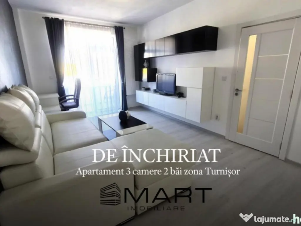Apartament 3 camere 2 bai zona Turnisor