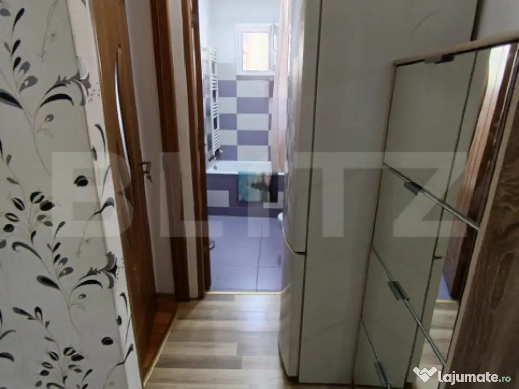 Garsoniera de inchiriat, 25 mp, zona Sarmas