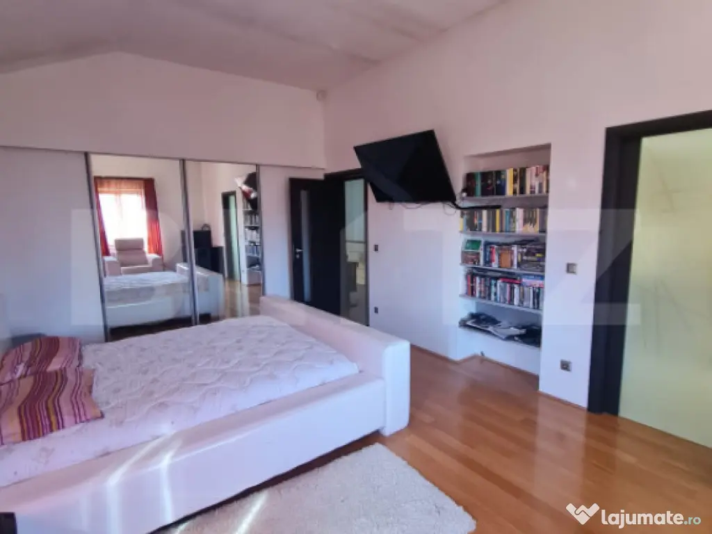 Casa individuala cu 4 camere, 520 mp de teren, zona cu acces