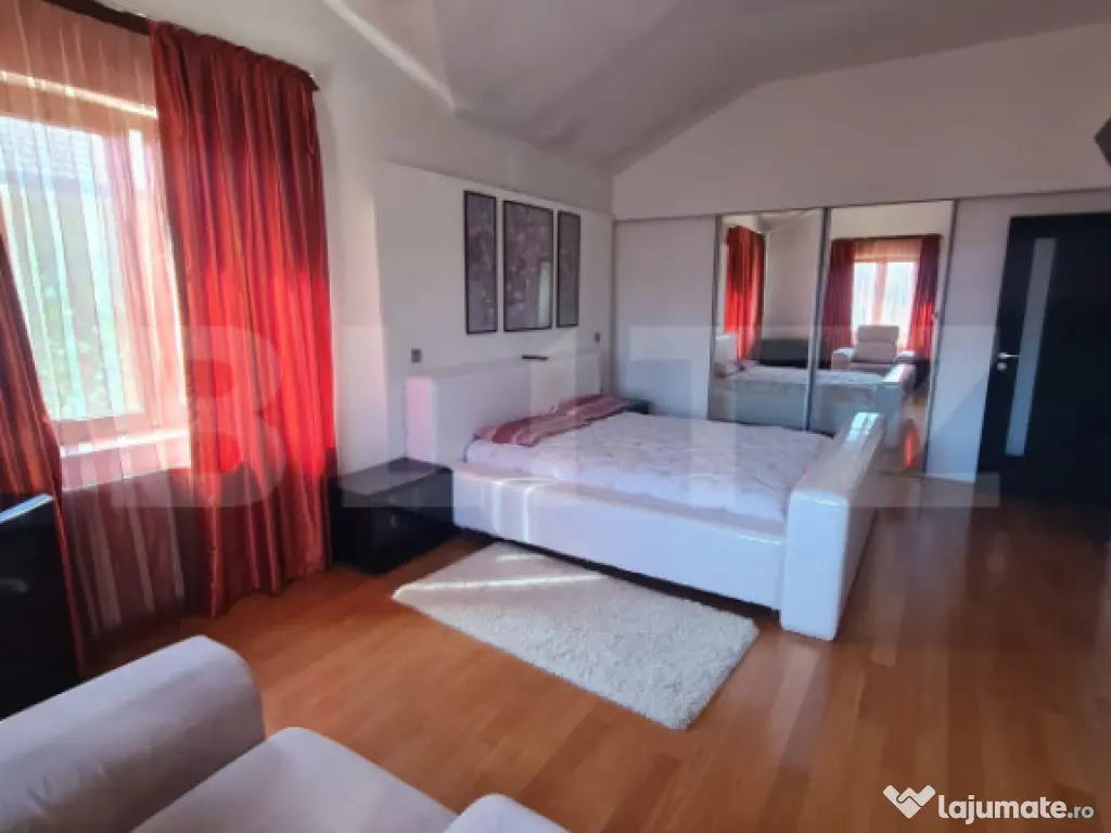 Casa individuala cu 4 camere, 520 mp de teren, zona cu acces