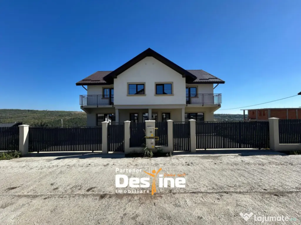 Casă tip DUPLEX 110mp - 300 mp teren Valea Lupului - toate 
