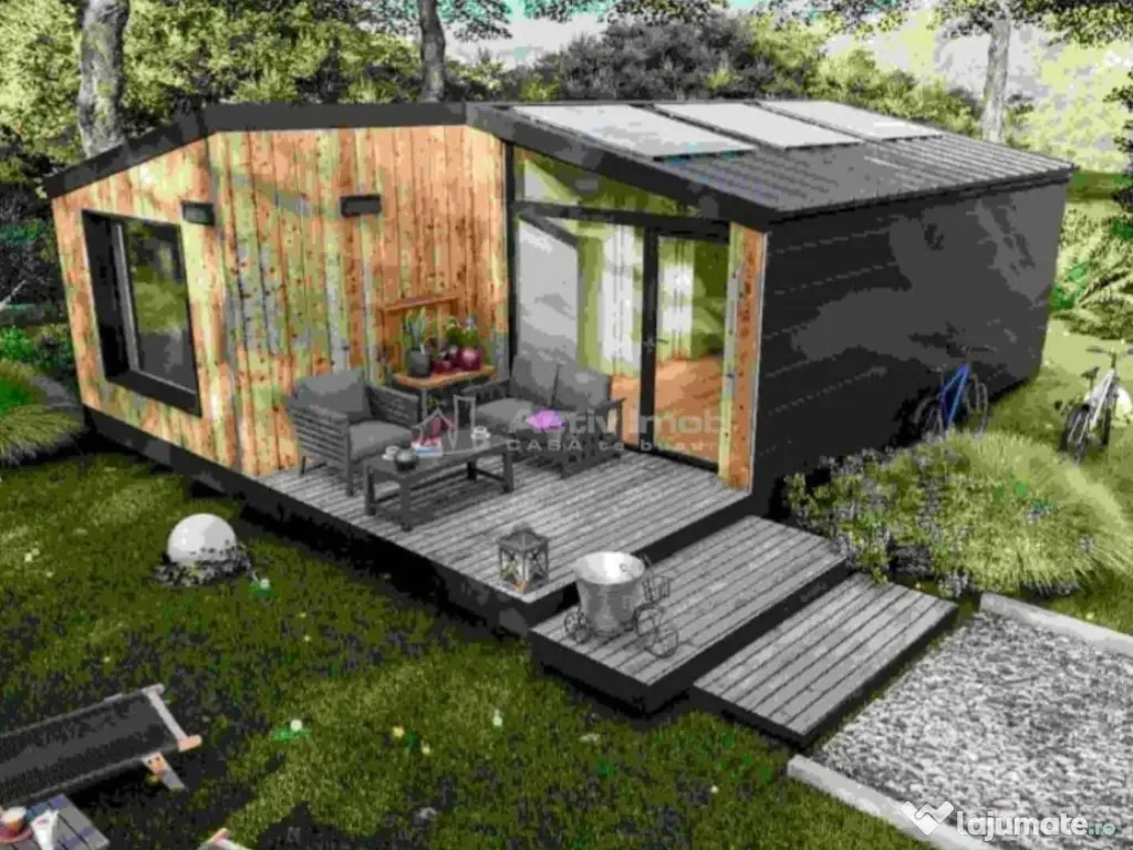 Casa pe Structura Lemn si Panouri SIP 