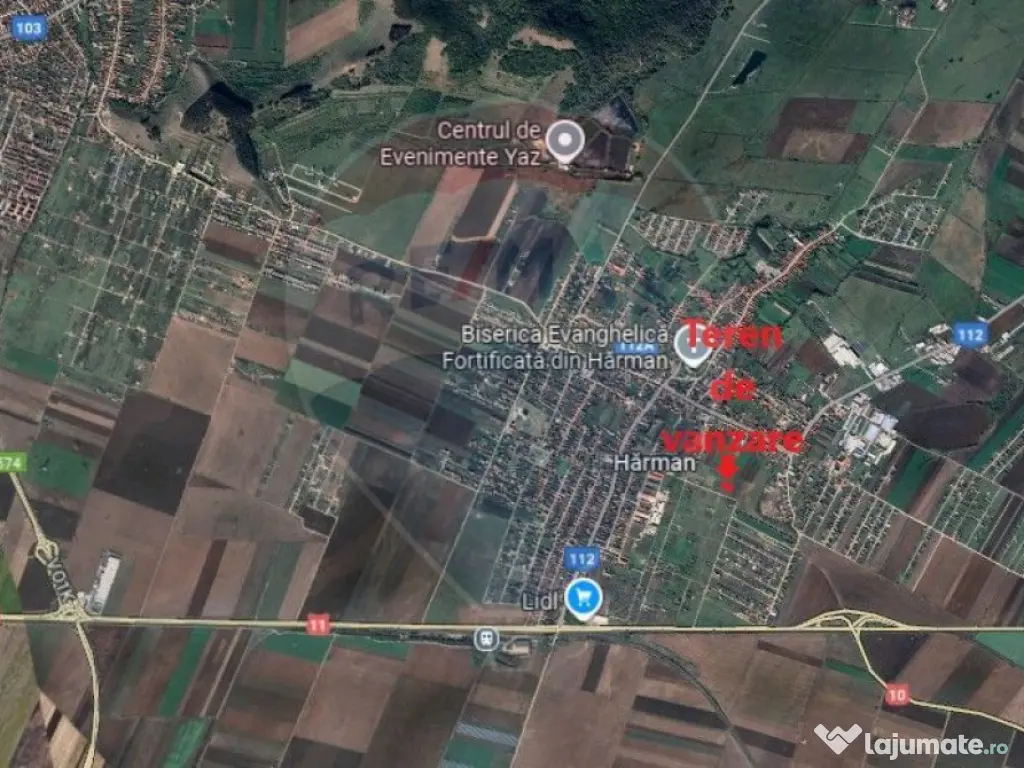 Teren Harman, Strada Henri Coanda, 1000mp 