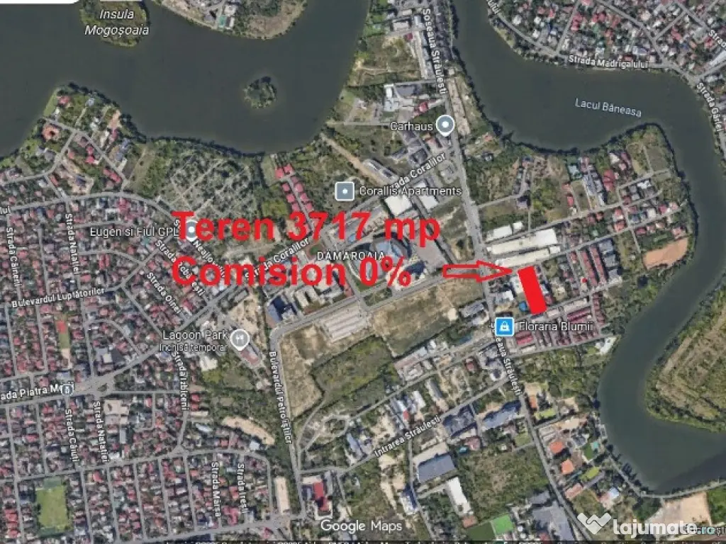 Teren Baneasa-Sos. Straulesti| Deschidere Dubla| Localizare Excelenta 