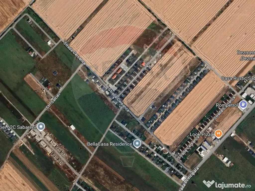 Teren lotizat 4,650mp Sabareni / Strada Cereanca 