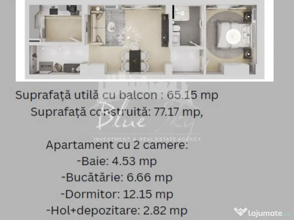 Madrid Park Residence- Apartament 2 camere