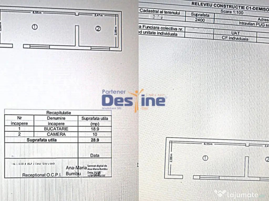 Investiție, Casă 170 mp cu 2400 mp teren cu IAZ la asfalt 