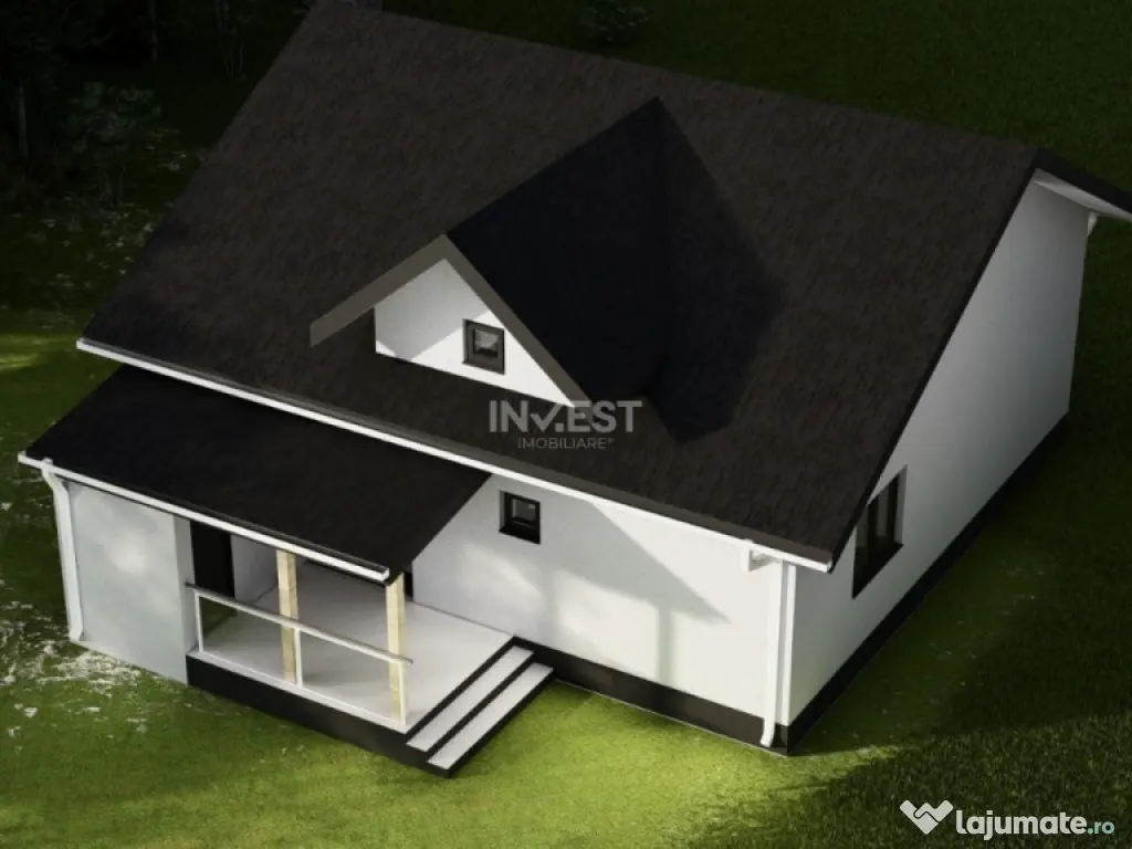 CASA INDIVIDUALA , 3 CAMERE, BECI, PLACA DE BETON PESTE ETA