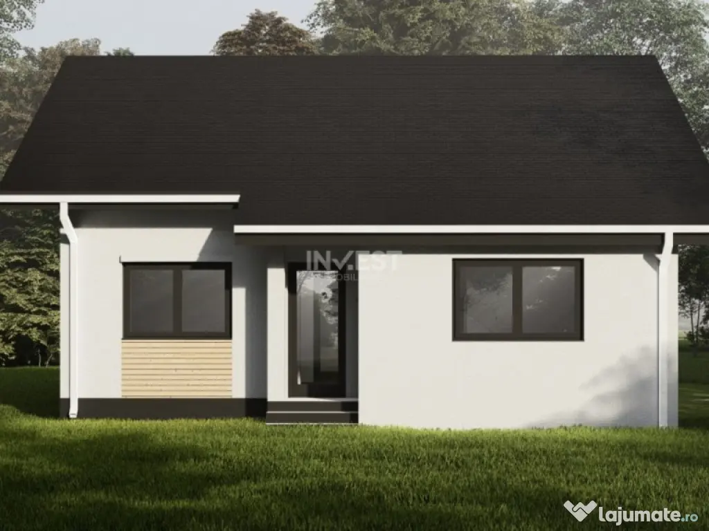 CASA INDIVIDUALA , 3 CAMERE, BECI, PLACA DE BETON PESTE ETA