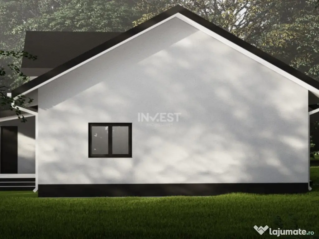 CASA INDIVIDUALA , 3 CAMERE, BECI, PLACA DE BETON PESTE ETA