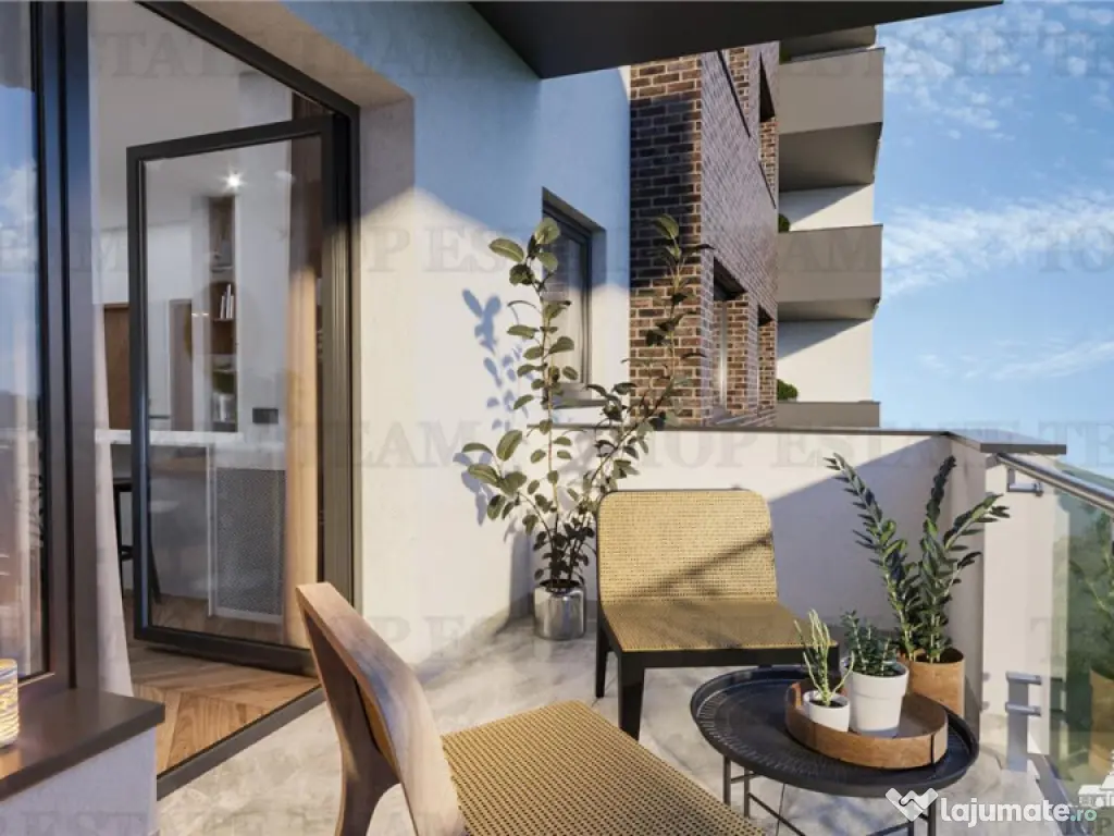 Apartament 2 camere intr-un bloc nou, modern, 62mp utili b 