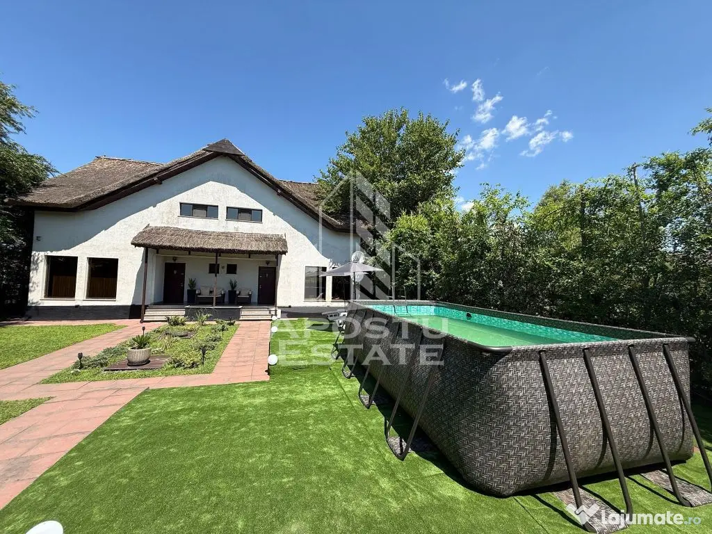 Pensiune amenajata 10 camere, 10 bai, 2 bucatarii, in Del...