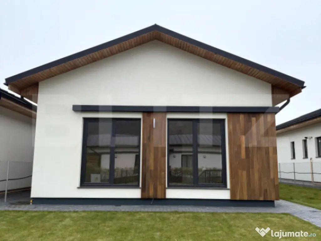 Casa individuala de 3 camere, 90mp, curtea 355mp, 15 minute