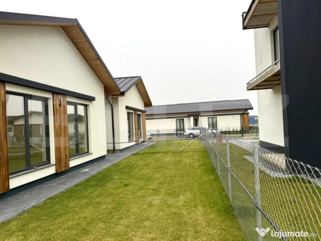 Casa individuala de 3 camere, 90mp, curtea 355mp, 15 minute