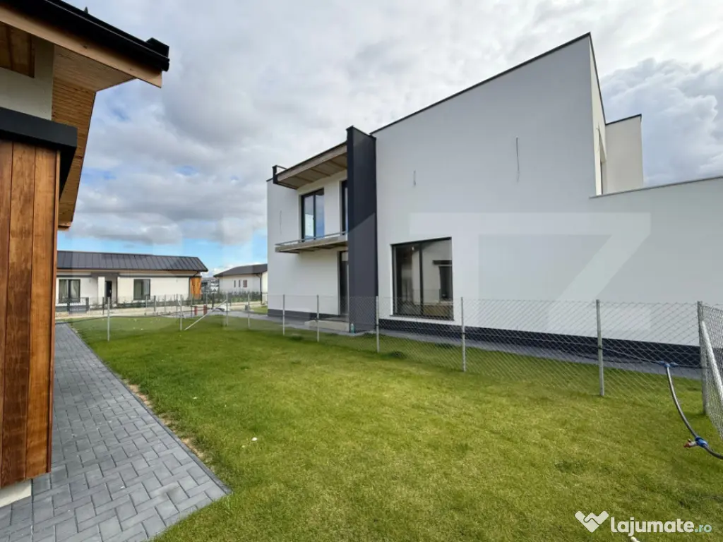 Casa individuala de 3 camere, 90mp, curtea 355mp, 15 minute