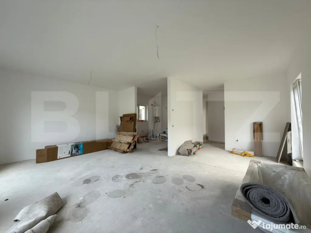 Casa individuala de 3 camere, 90mp, curtea 355mp, 15 minute