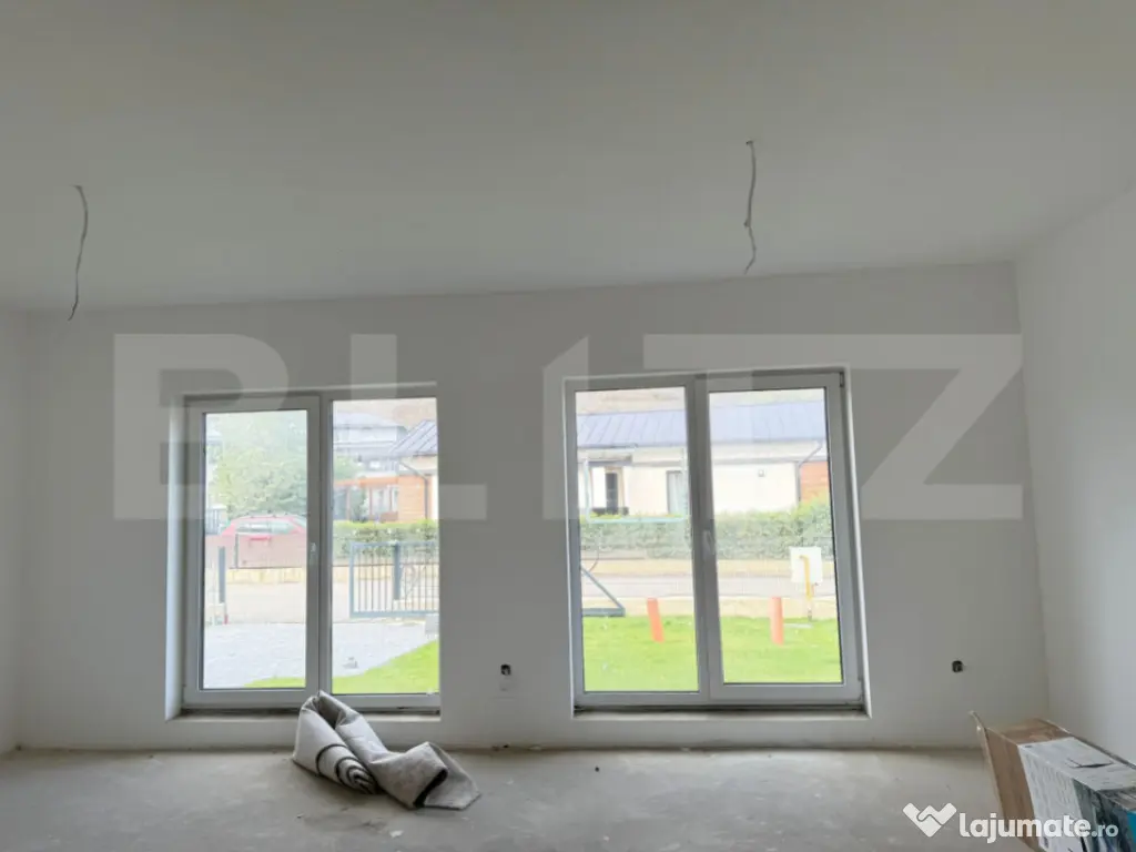 Casa individuala de 3 camere, 90mp, curtea 355mp, 15 minute