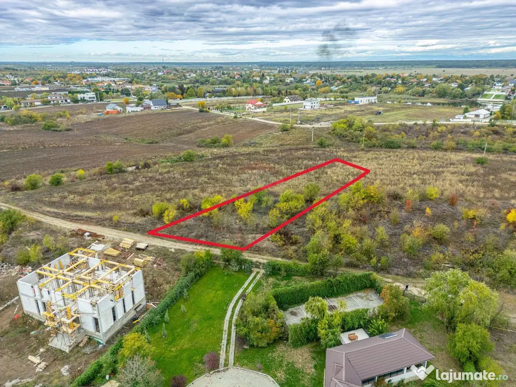 Teren 3000 mp în Snagov – zonă in dezvoltare, aproape...