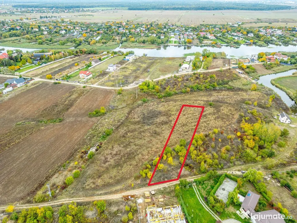 Teren 3000 mp în Snagov – zonă in dezvoltare, aproape...