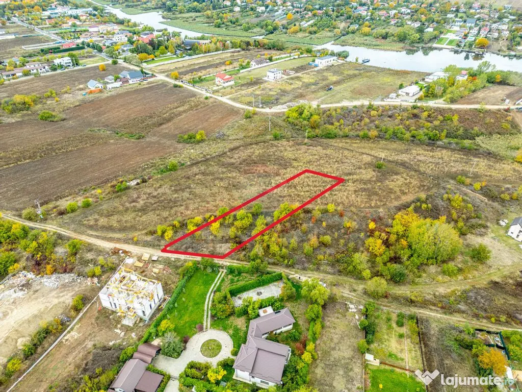 Teren 3000 mp în Snagov – zonă in dezvoltare, aproape...