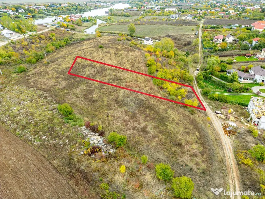 Teren 3000 mp în Snagov – zonă in dezvoltare, aproape...