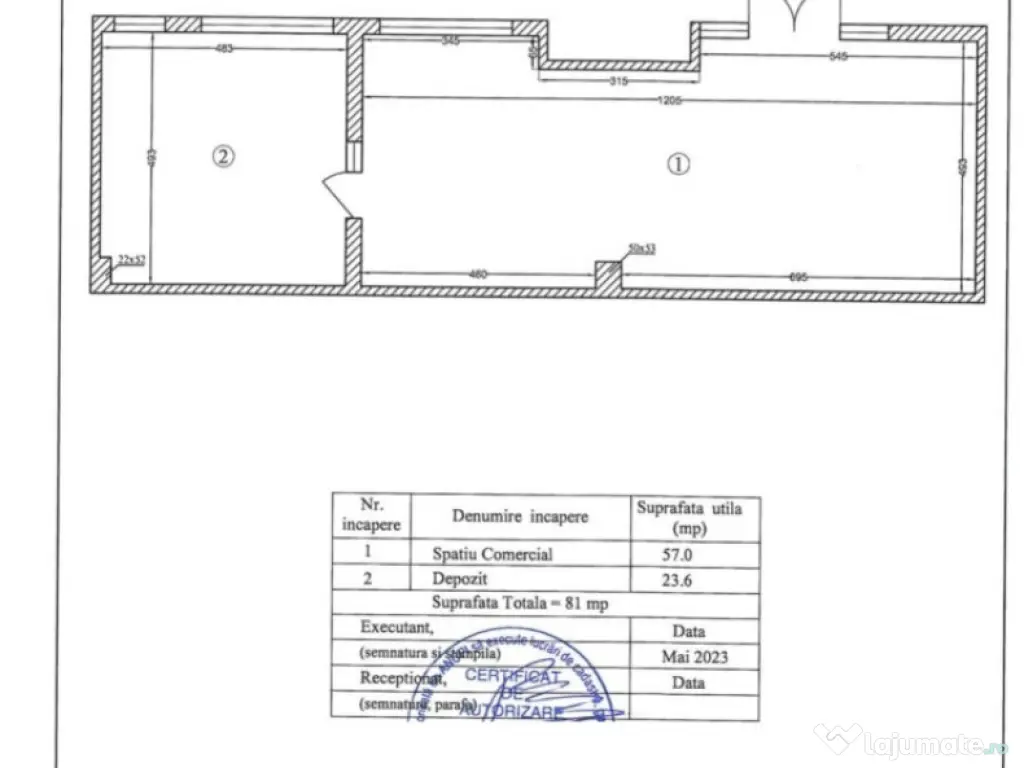 Spatiu Comercial 81MP - 9ML Vitrina | Produce Venituri | Pip 